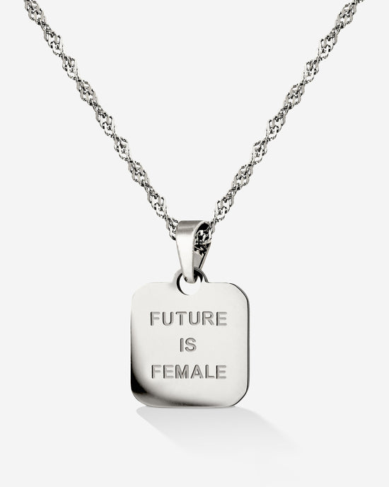 Future is female Collana Argento