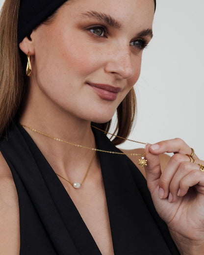 Sparkling Snowflake Collana Oro
