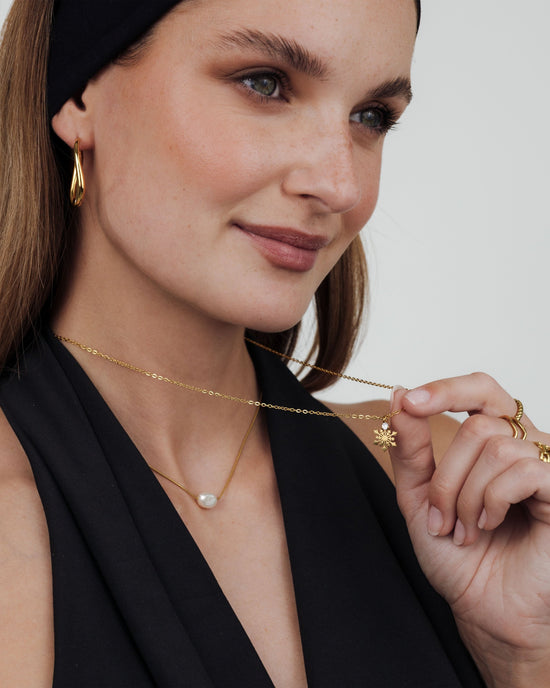 Sparkling Snowflake Collana Oro