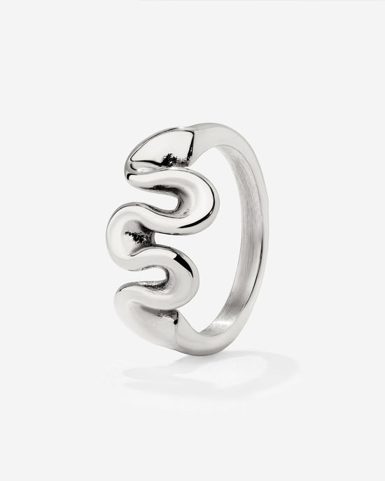 Swirl Anello Argento