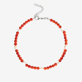 Coral Color Cavigliera Argento
