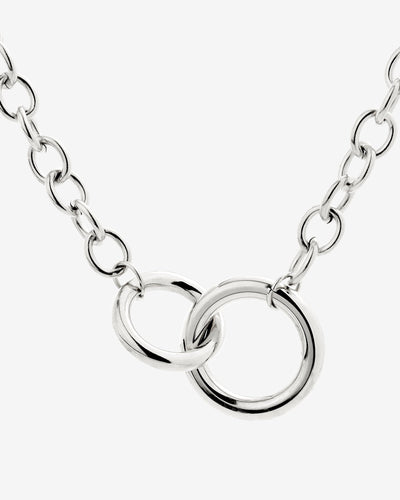 Love Me a Link Collana Argento