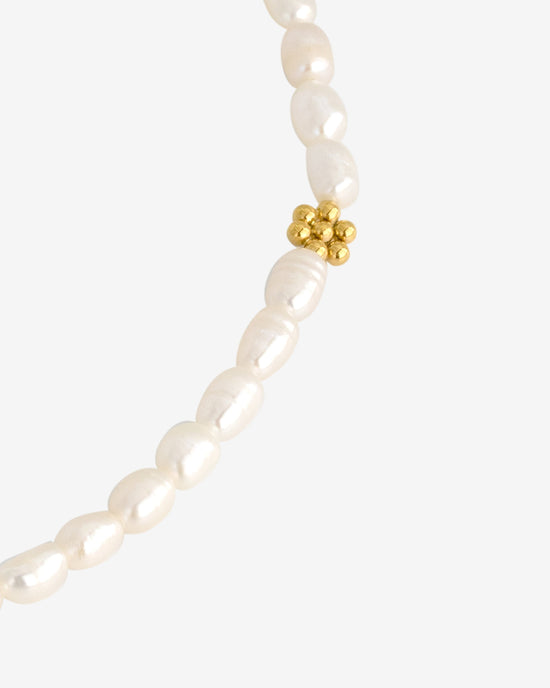 Blossom Pearl Choker Oro