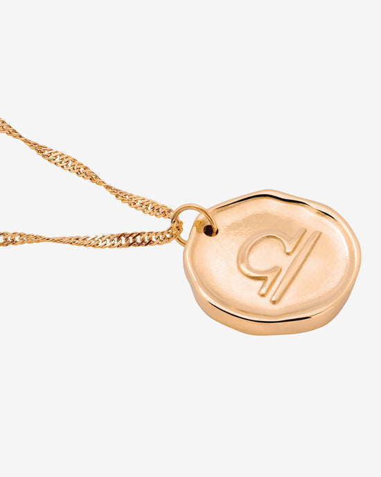 Zodiac Collana - Bilancia Oro Rosa