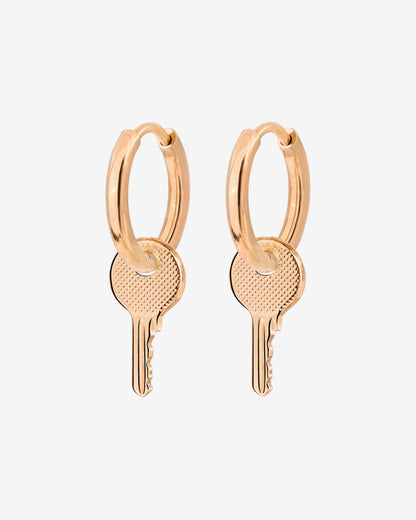 Low-key Hoop Set Small Oro Rosa