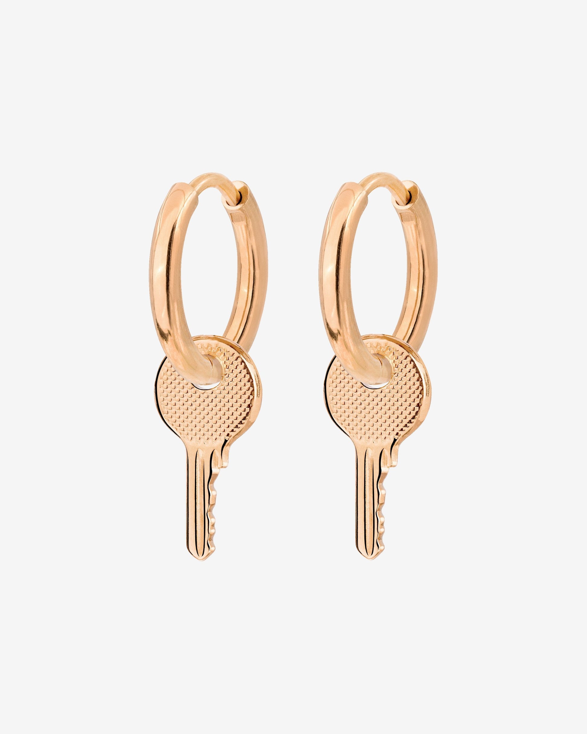 Low-key Hoop Set Small Oro Rosa