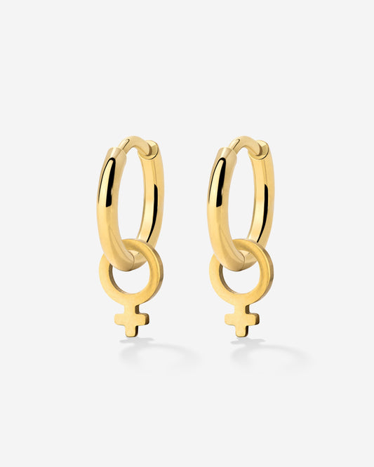 Female Icon Hoop Set Small Oro