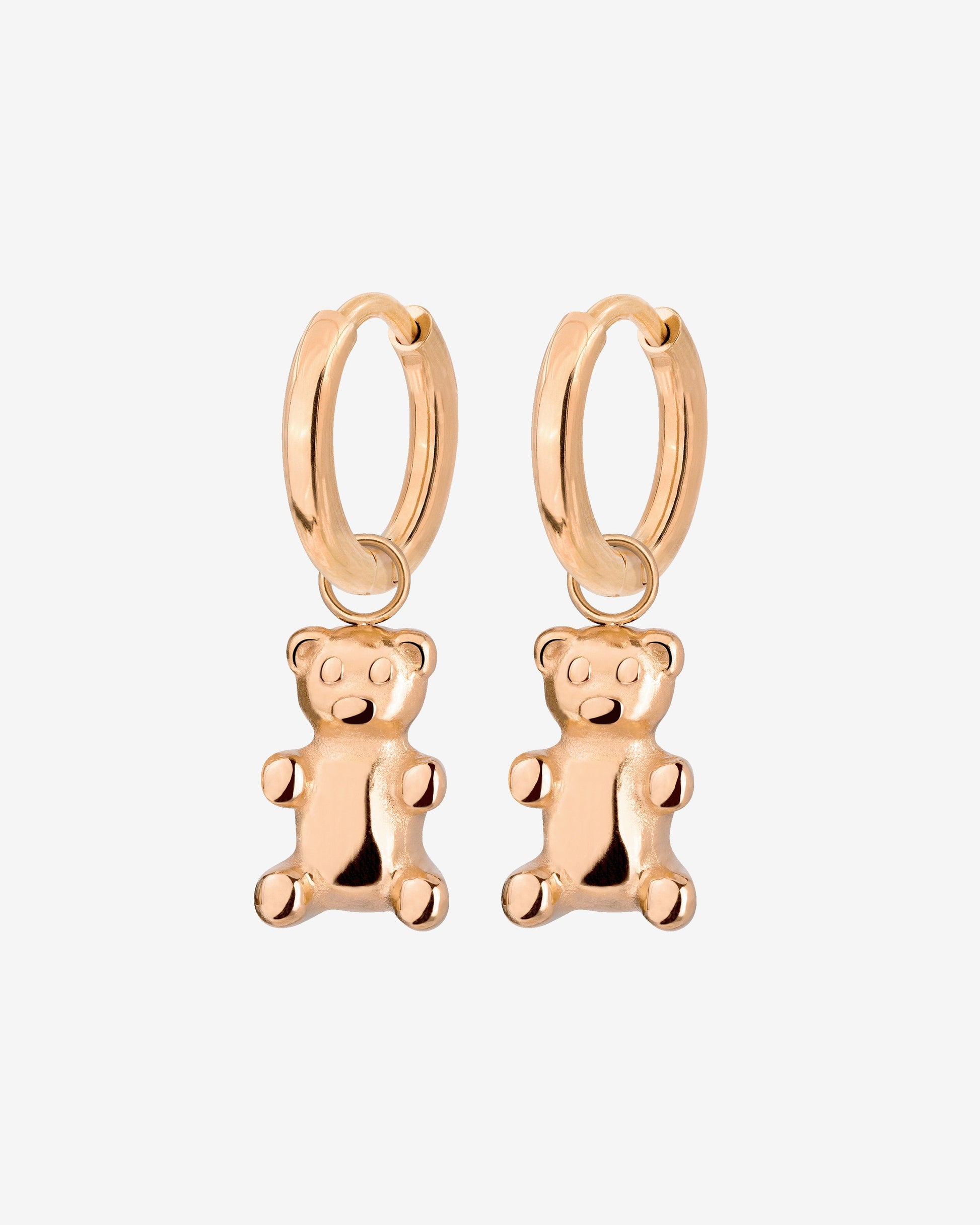 Fortune Bear Hoop Set Baby Oro Rosa