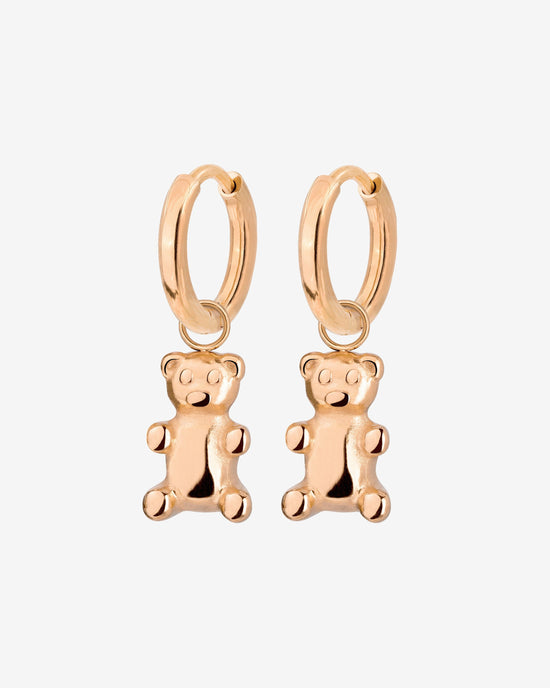 Fortune Bear Hoop Set Baby Oro Rosa
