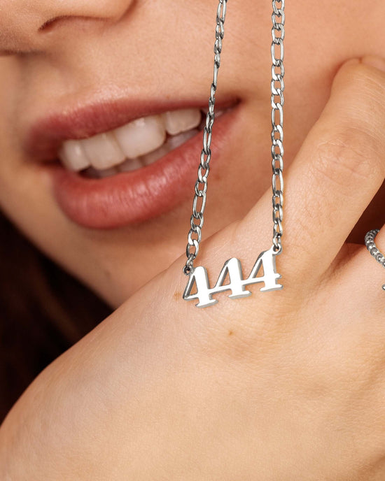 Angel Number Collana Argento