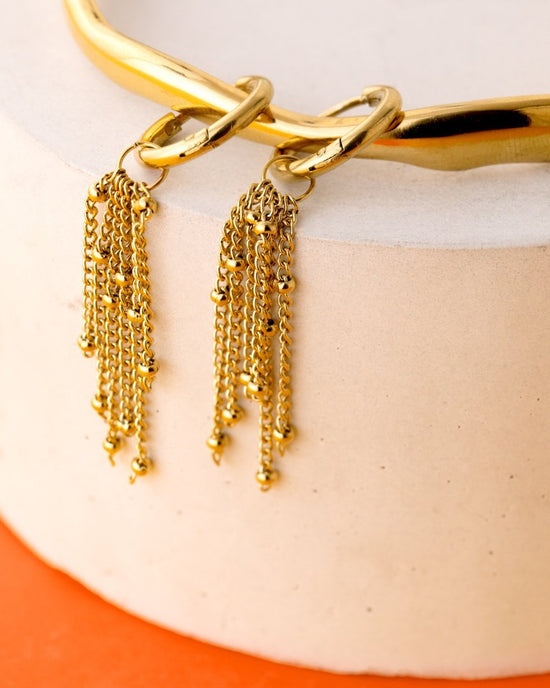 Chain Overload Hoop Set Small Oro