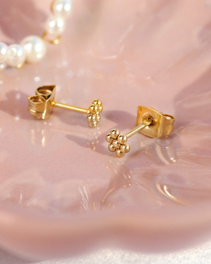 Blooming Studs Argento