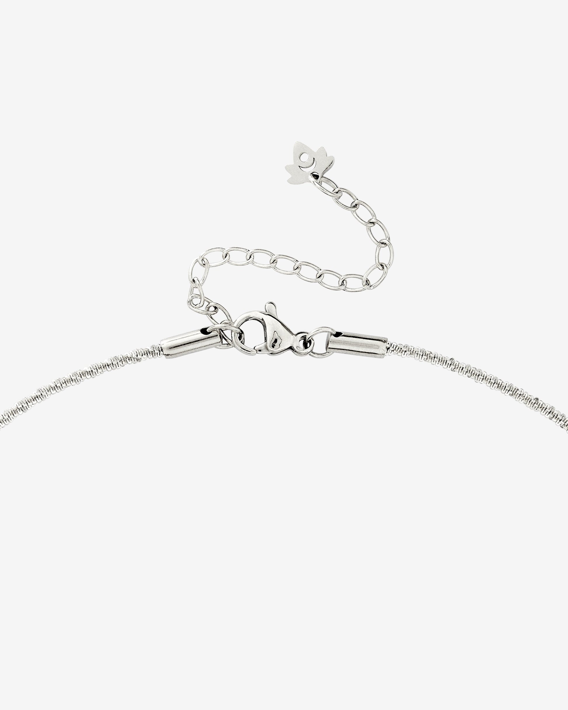 Criss Cross Chain Collana Argento
