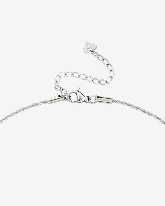 Criss Cross Chain Collana Argento