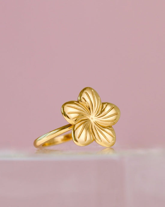 Floral Glow Anello Oro Rosa