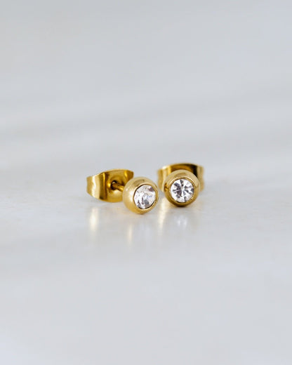 Bezel Bling Orecchini Oro