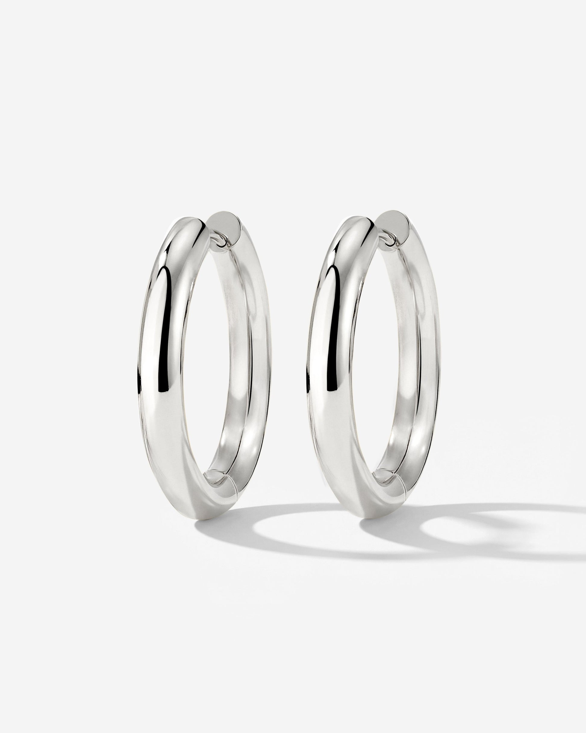 Chunky Hoopies Large Argento
