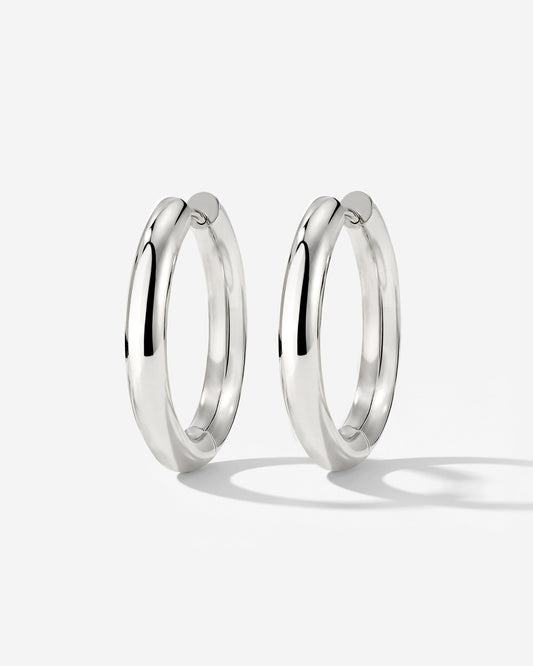 Chunky Hoopies Large Argento