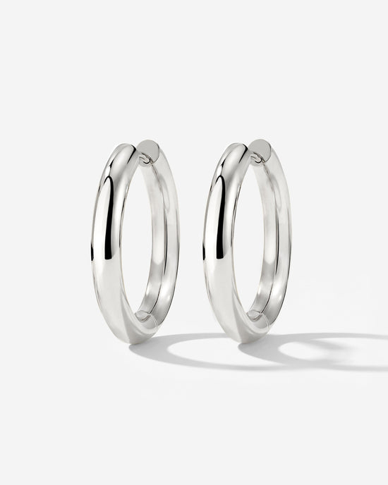 Chunky Hoopies Large Argento