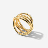 Intertwined Ring Gold