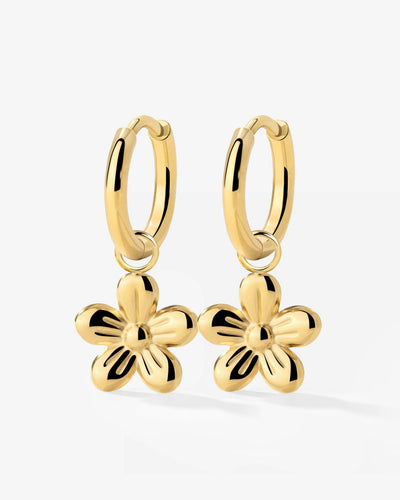 Blossom Hoop Set Small Oro