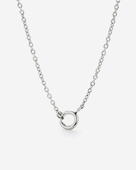 Classic Chain Charm Argento