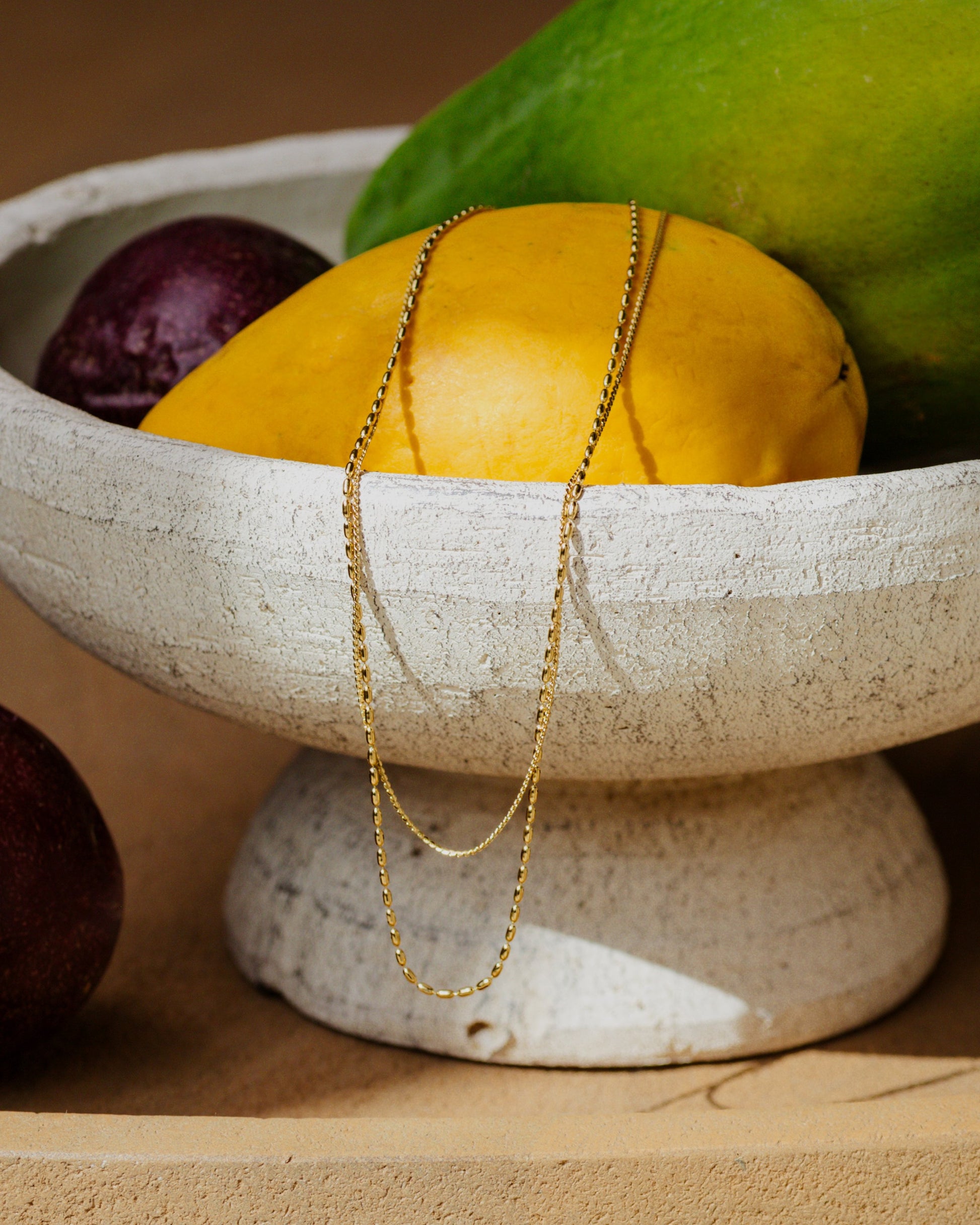 Droplet Double Collana Oro