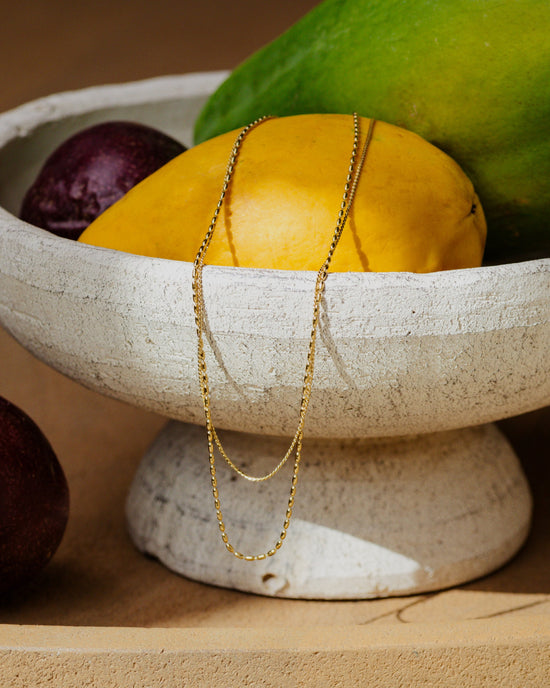 Droplet Double Collana Oro