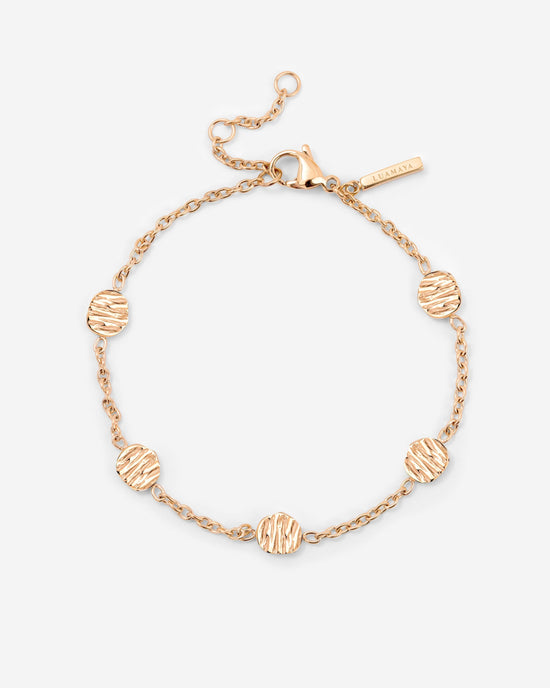Boho Coin Bracciale Oro Rosa