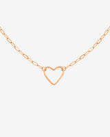 Loving Heart Collana Oro Rosa