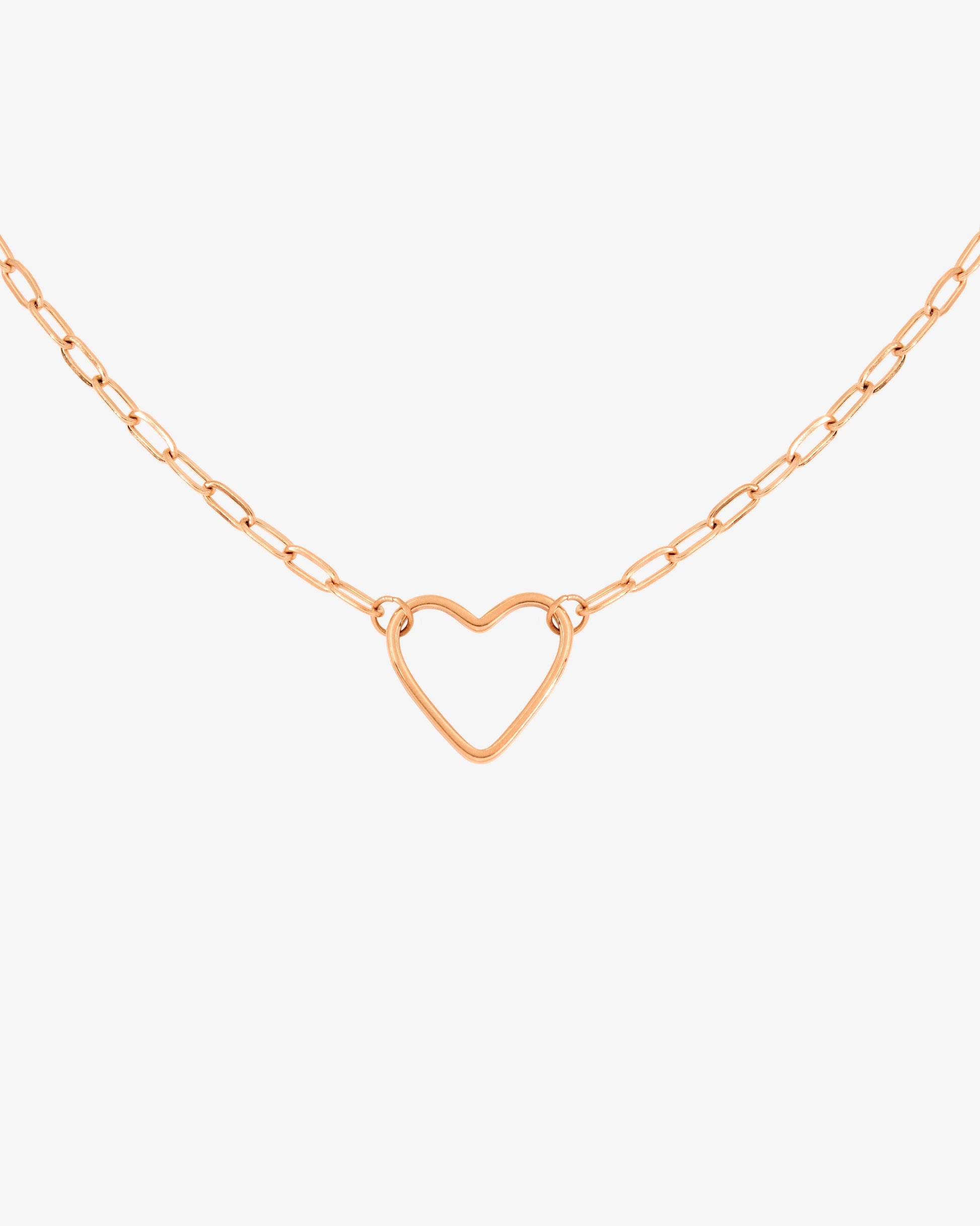Loving Heart Collana Oro Rosa