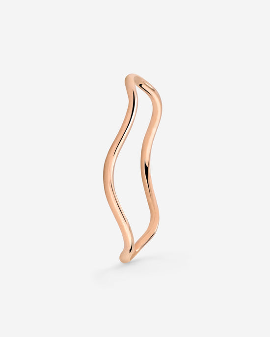 Slim Wave Anello Oro Rosa