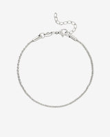 Criss Cross Chain Bracciale Argento