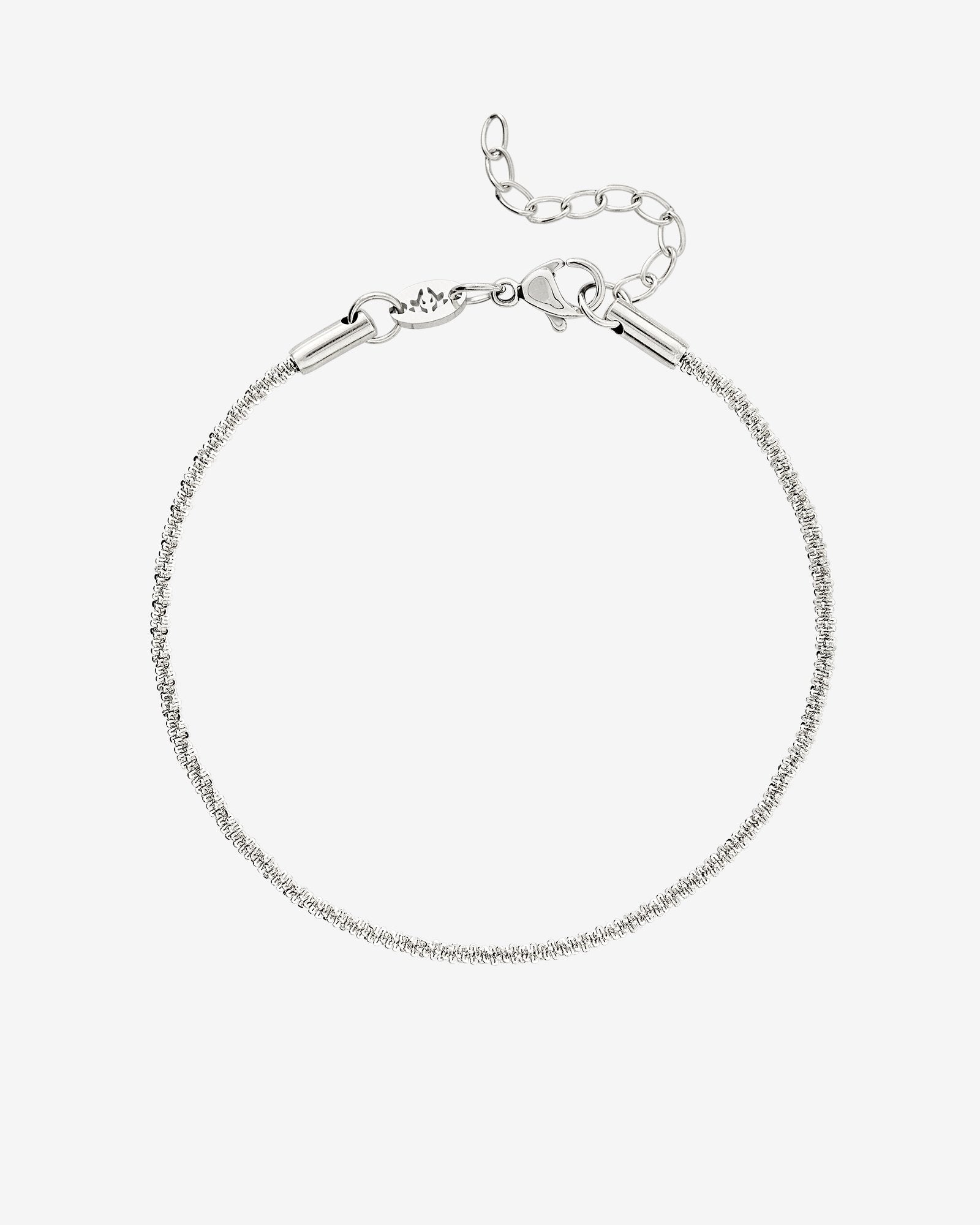 Criss Cross Chain Bracciale Argento