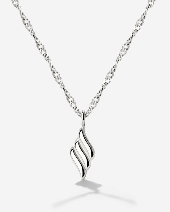 Lustrous Pendant Collana Argento