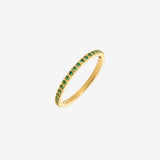 Green Sparkle Anello Oro