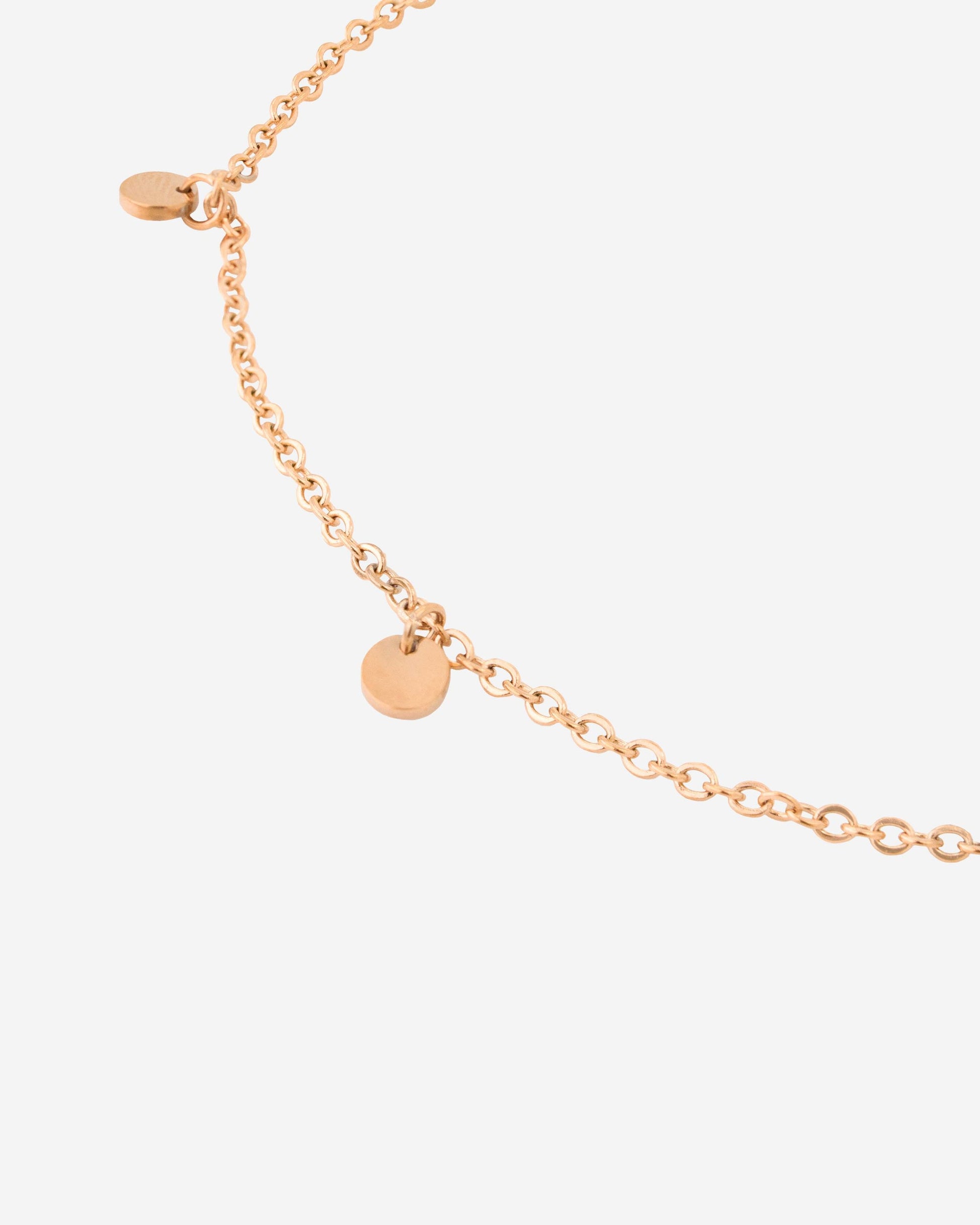 Tiny Coin Cavigliera Oro Rosa