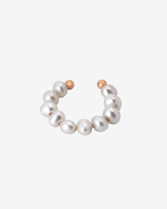 Pippo Pearl Ear Cuff Oro Rosa