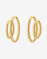 Clean Hoop Set Midi Oro
