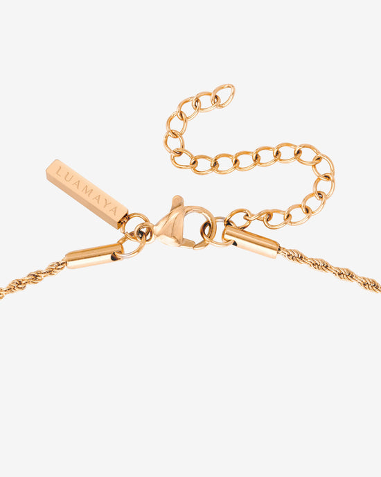 Blush Quartz Collana Oro Rosa