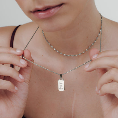 Not so silent Collana Argento