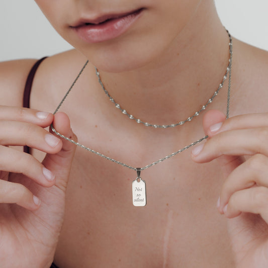 Not so silent Collana Argento
