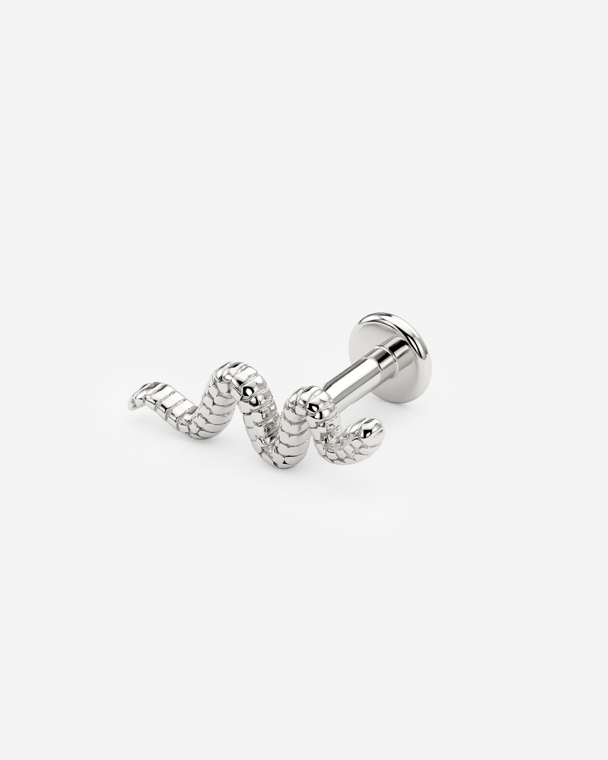 Snake Piercing Argento