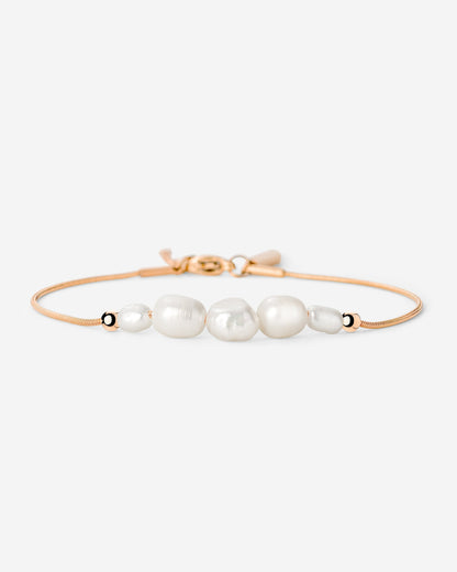 Pearlessence Bracciale Oro Rosa