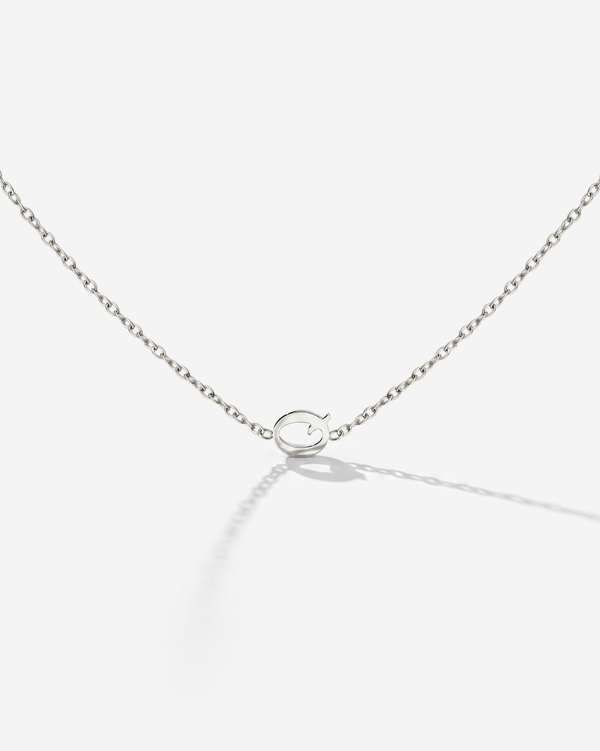 Tiny Letter Necklace