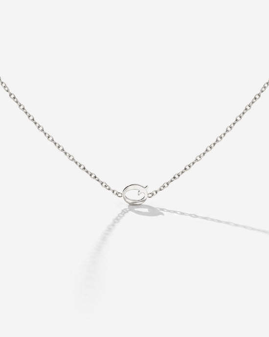 Tiny Letter Necklace