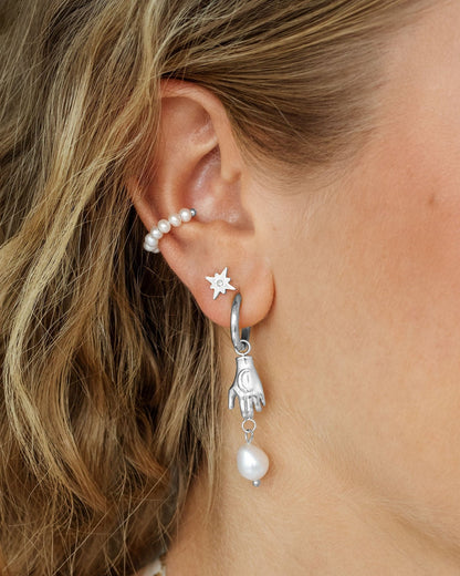 Shiny Anna Stud Orecchini Argento