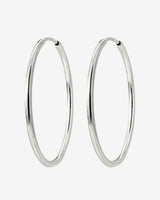 Maxi Hoops Argento