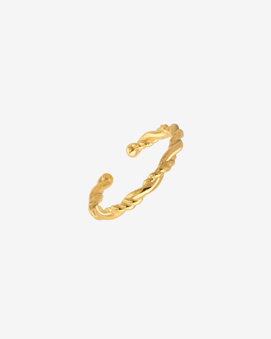 Anello da piede Curly Twist Oro