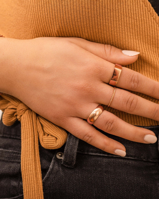Bonda Anello Oro Rosa
